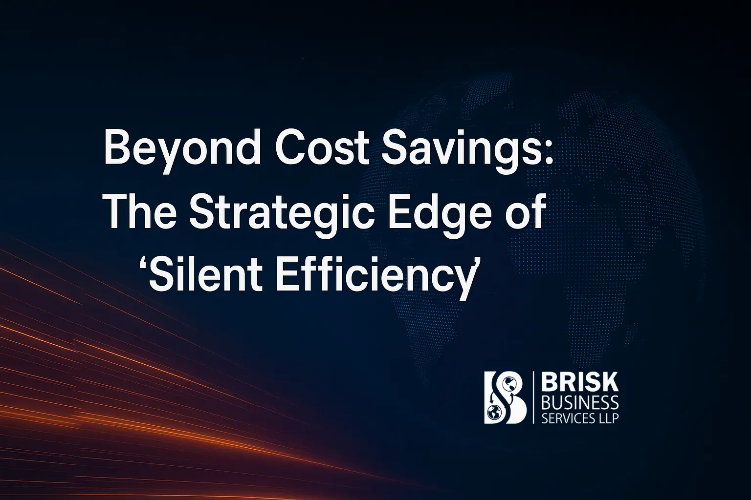 Silent efficiency outsourcing strategy with predictive analytics and automation