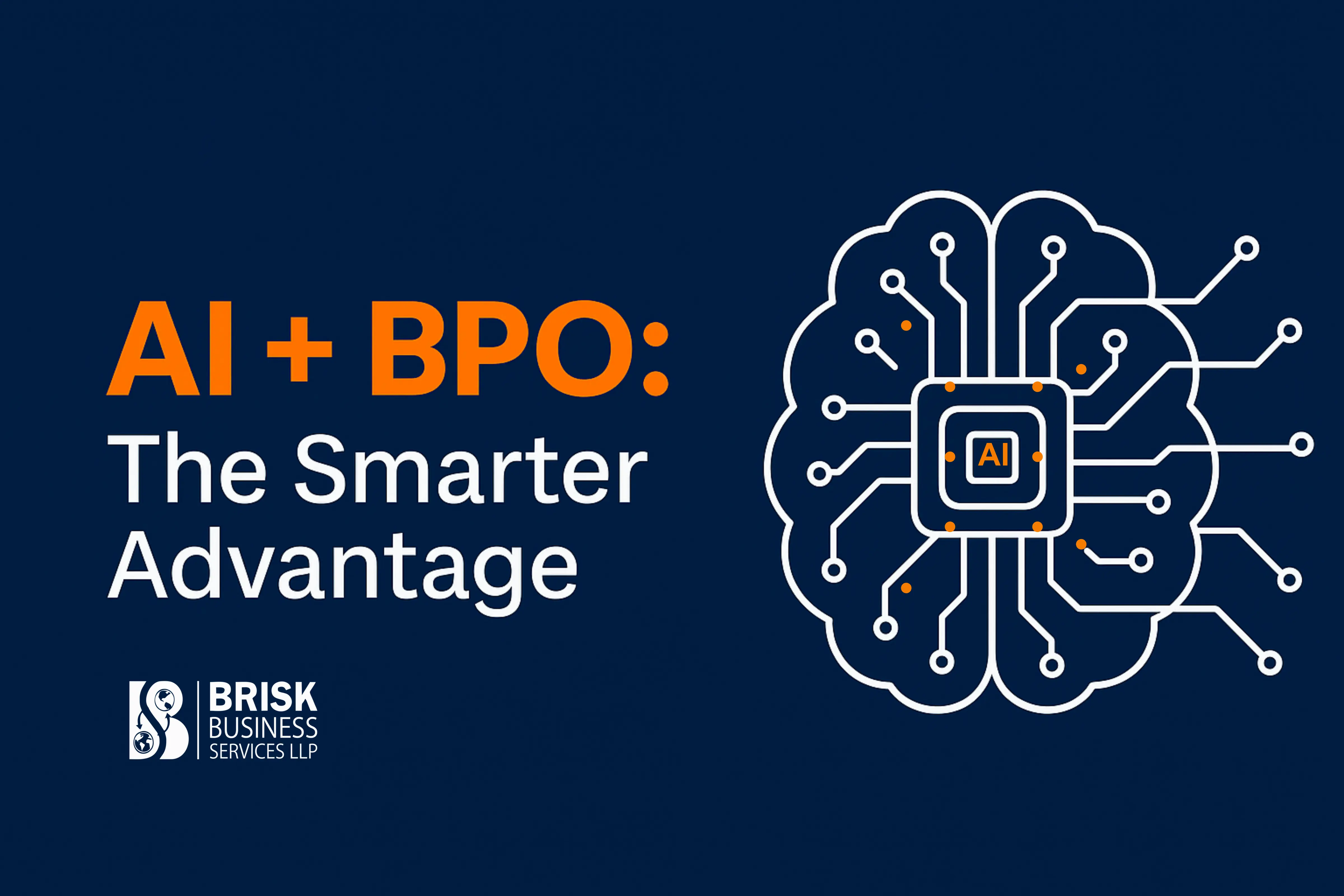 AI transformation in BPO and outsourcing services at BRISK